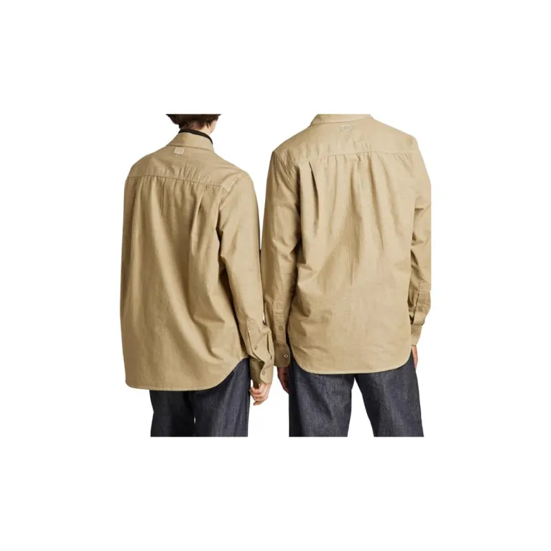 G STAR RAW Shirts Unisex Khaki-2