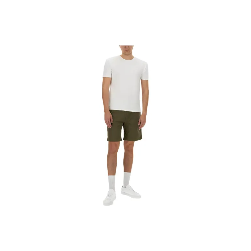 WOOLRICH Belted Waist Bermuda Shorts-3