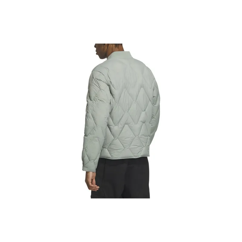 Adidas Down Jackets Unisex Green Gray-2