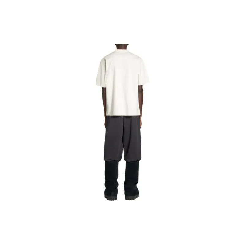 Balenciaga Logo Embroidered T Shirt-3