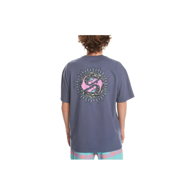 Quiksilver T-Shirts Men Blue-2