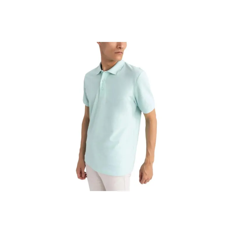 HUGO BOSS Logo embossed Piqué Polo Shirt-4