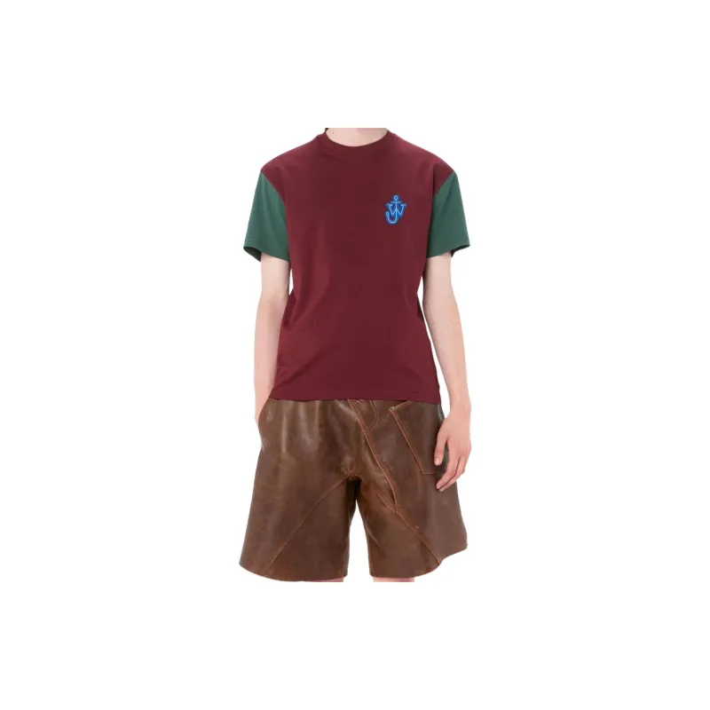 JW Anderson Anchor-patch Contrast-sleeves T-shirt-2