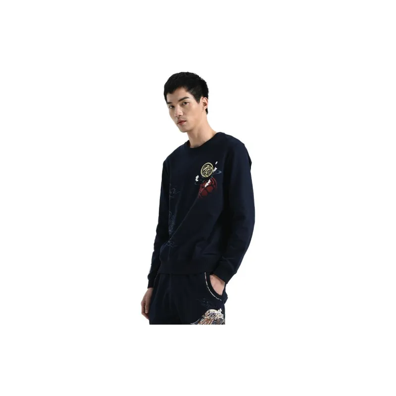 ONIARAI Sweatshirts Men Navy Blue-2