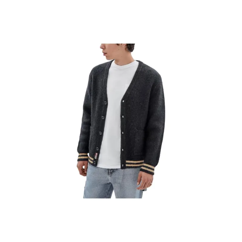 GUESS Knit Cardigan Knitwear Men's Dark Gray-3