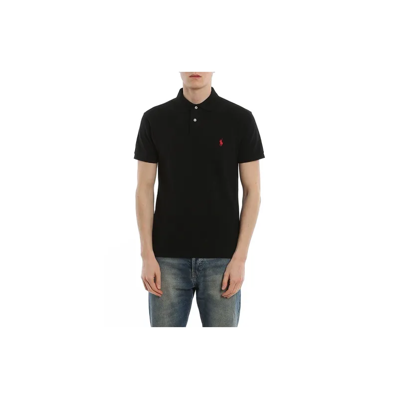 Polo Ralph Lauren Logo Embroidered Short Sleeved Polo Shirt-4