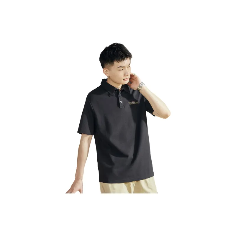 Tonlion Polo Shirt Men's Light Heather Gray-6