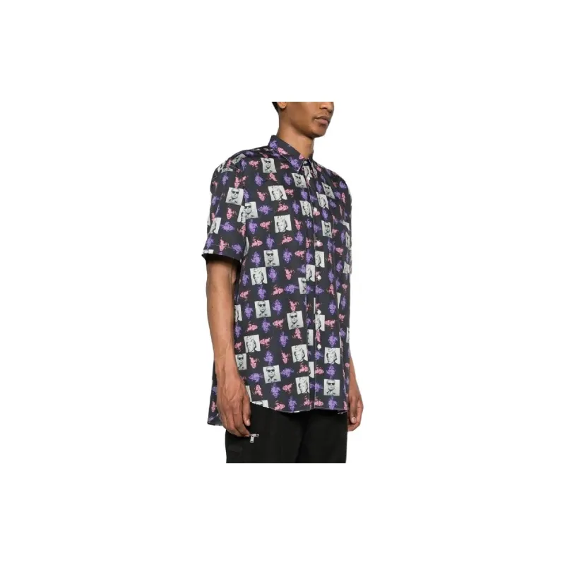 Comme Des Garçons Shirt Andy Warhol print Poplin Shirt-3