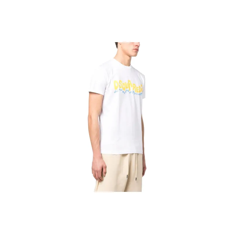 DSQUARED 2 D2 Waving Logo Crewneck T Shirt-3