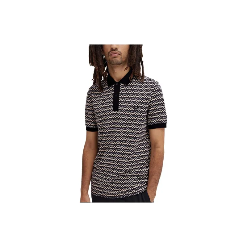 FRED PERRY Polo Shirt Men Black-2