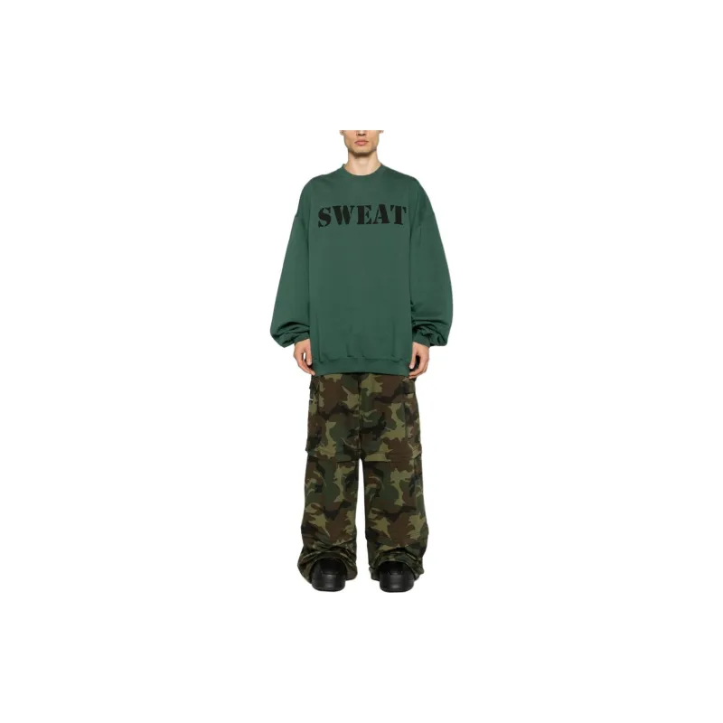 Vetements Sweatshirt Unisex Racing Green-1
