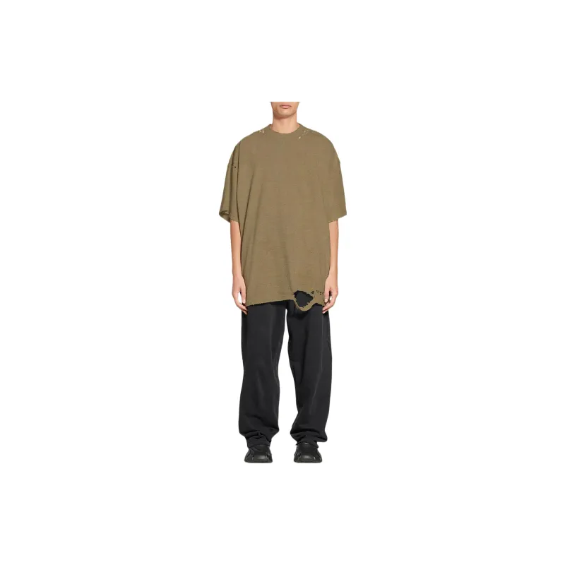 Balenciaga FW22 T-Shirt Unisex Army Green-2