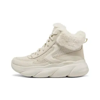 Skechers Modern Comfort Warm And Wear-Resistant Short Snow Boots Women's White