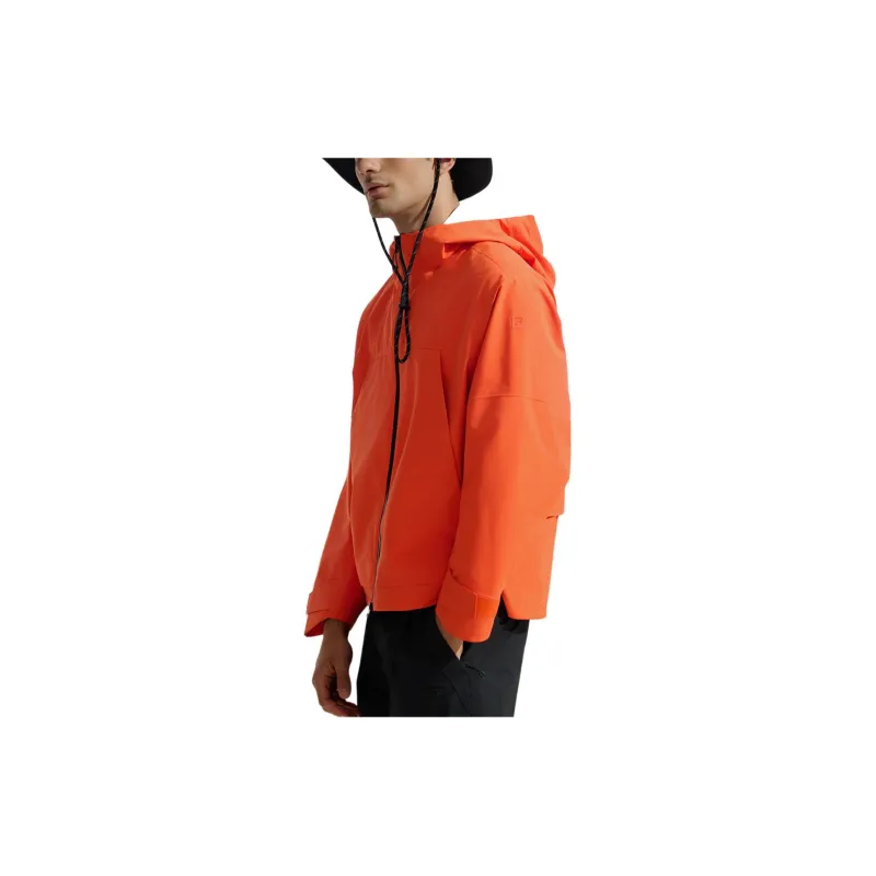 FILA Fitness Windbreaker Jackets Unisex Vintage Orange-4