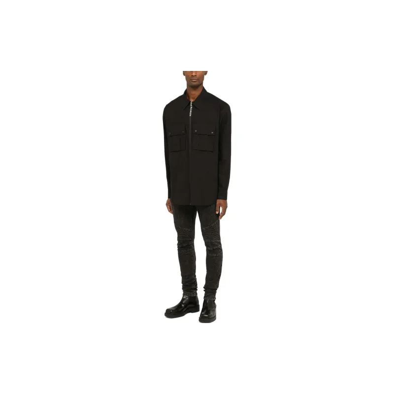 BALMAIN Zip Up Shirt-1