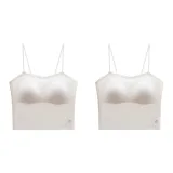 2 Pack (Cream White+Cream White)