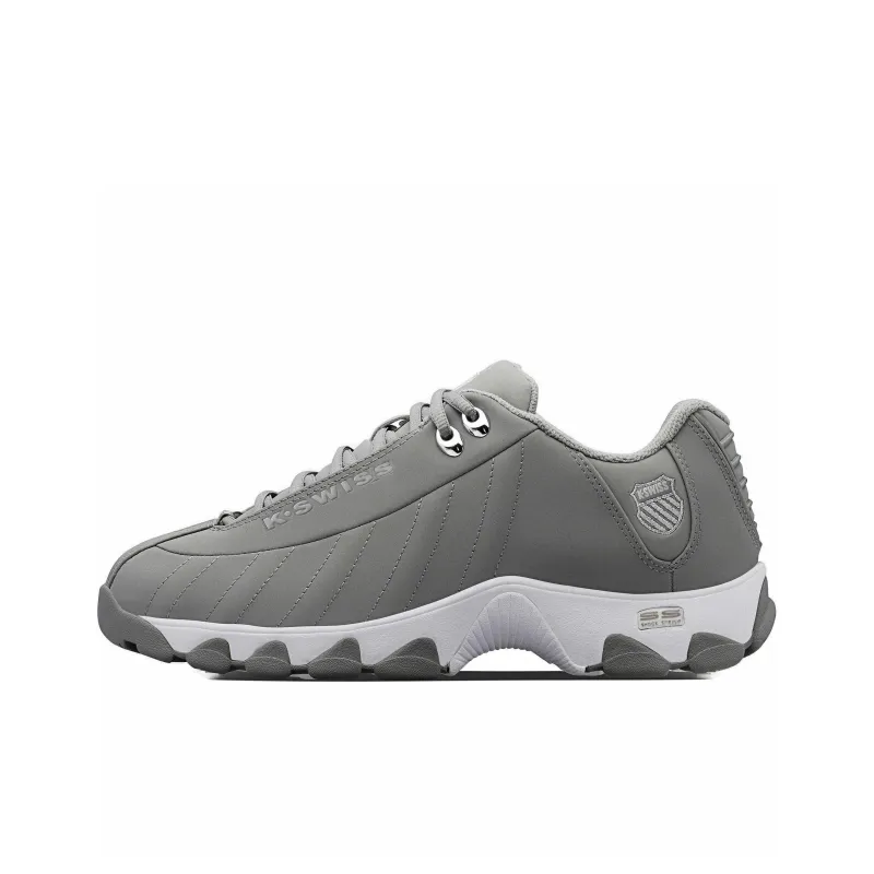KSWISS Abrasion Resistant Low Top Casual Shoes Men's Neutral Gray-0