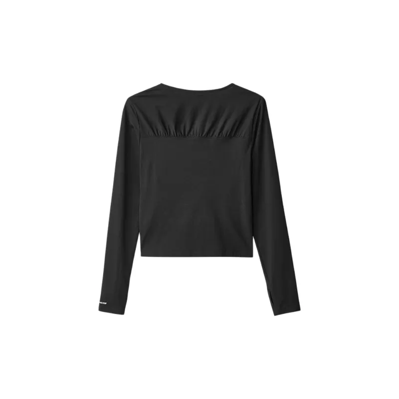 Skechers Sports Life Collection T Shirt Women's Carbon Black-1