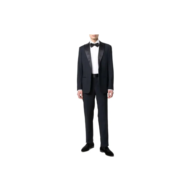 GIORGIO ARMANI Pure Wool Half canvassed Slim fit Tuxedo From The Icon Soho Line-1