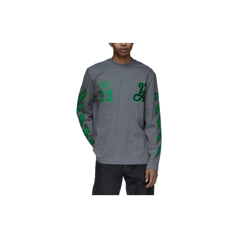 OFF-WHITE 23 Varsity Skate Long-Sleeve Tee '/'-2