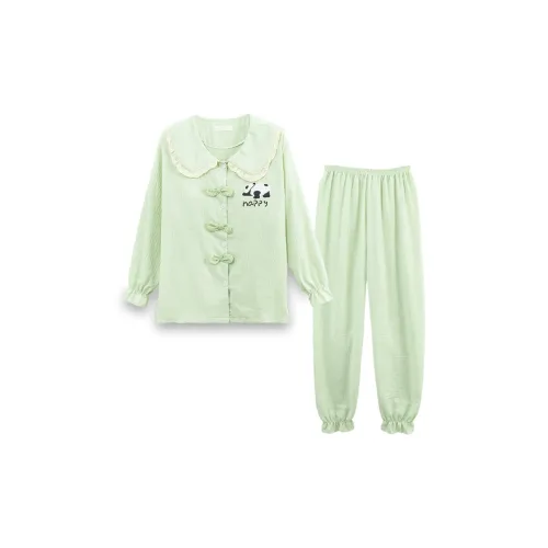Sleeping Beauty Pajama Set Women's Green