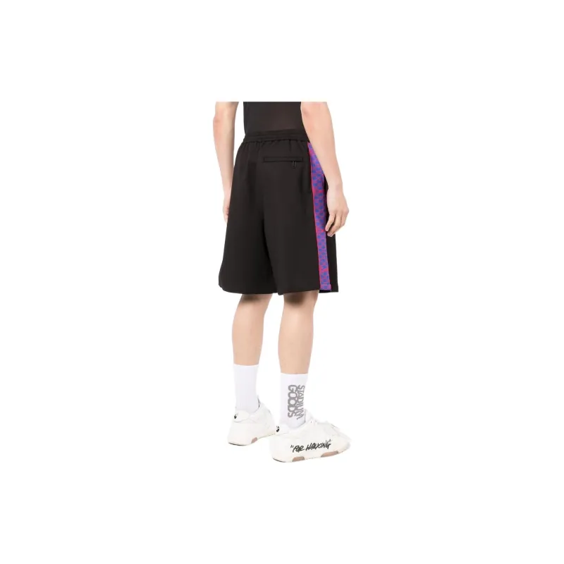 OFF WHITE Monogram Band Track Shorts-3