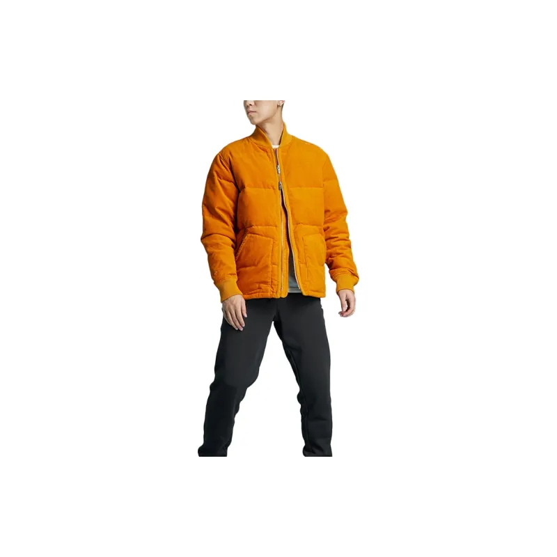 Converse Corduroy Down Jackets Men Yellow-2