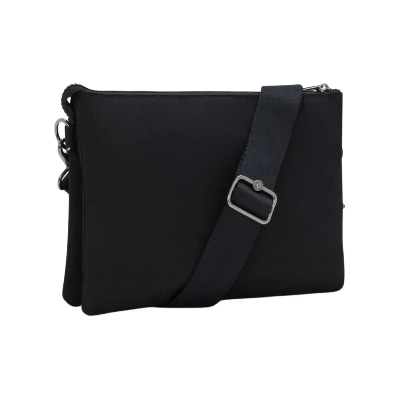 Kipling Polyamide Shoulder Bag, Crossbody Bag Large Size Unisex Endless Black-2