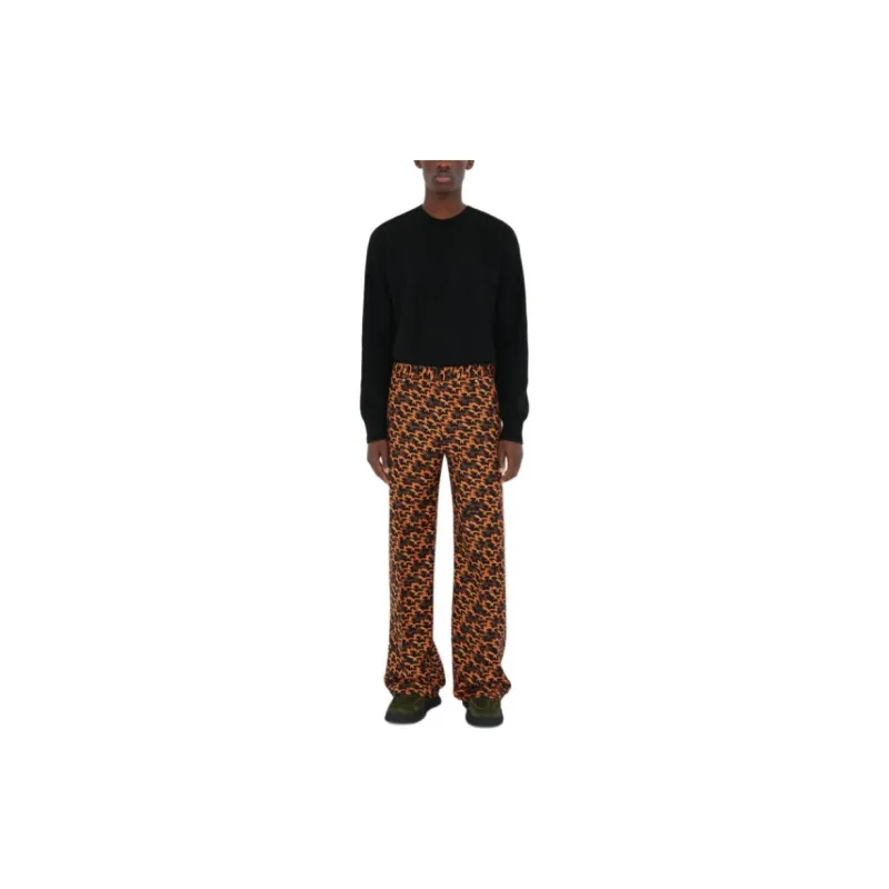 Burberry Fox-print Tailored Trousers-1