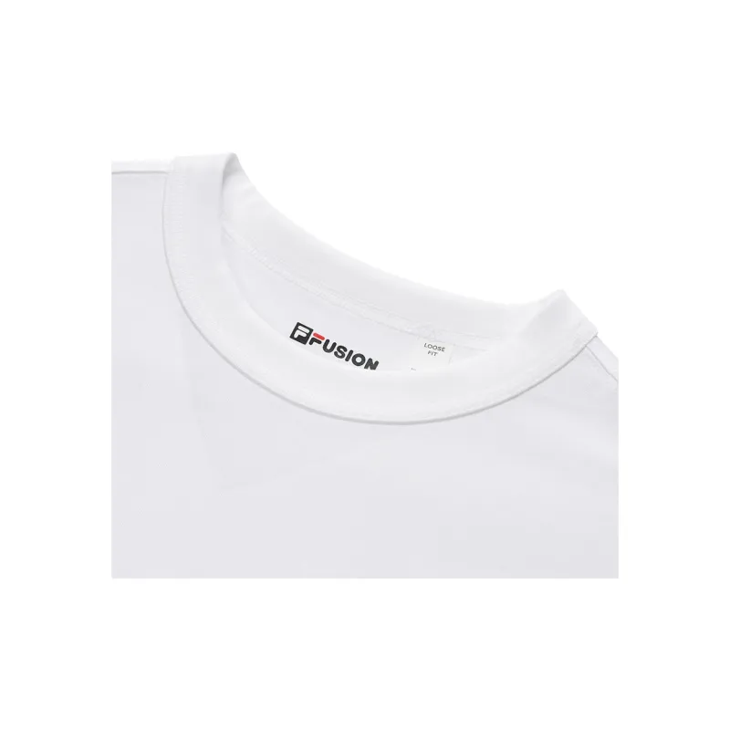 FILA FUSION T Shirt Unisex Standard White-3