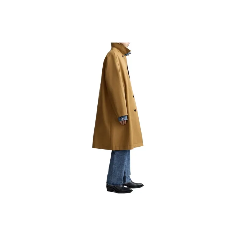 Studio Nicholson X ZARA Studio Nicholson Co-brand Trench Coats Men Khaki-4