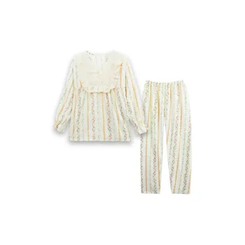 Sleeping Beauty Pajama Set Women's White