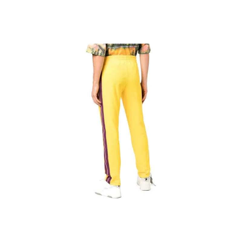 PALM ANGELS Knitted Sweatpants Men Yellow-2