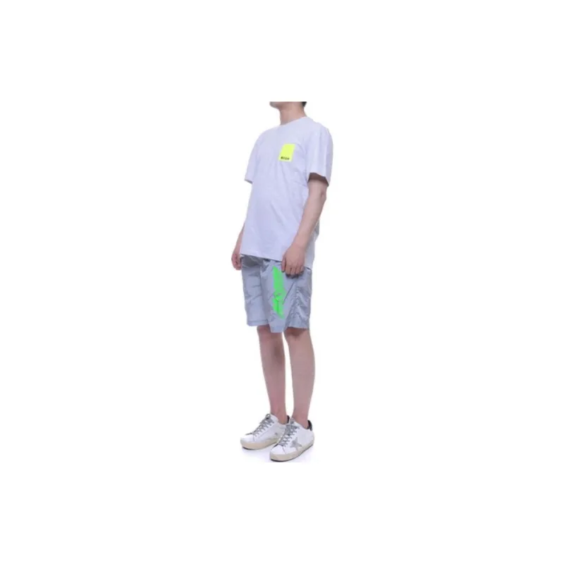 MSGM Casual Shorts Men Gray-2