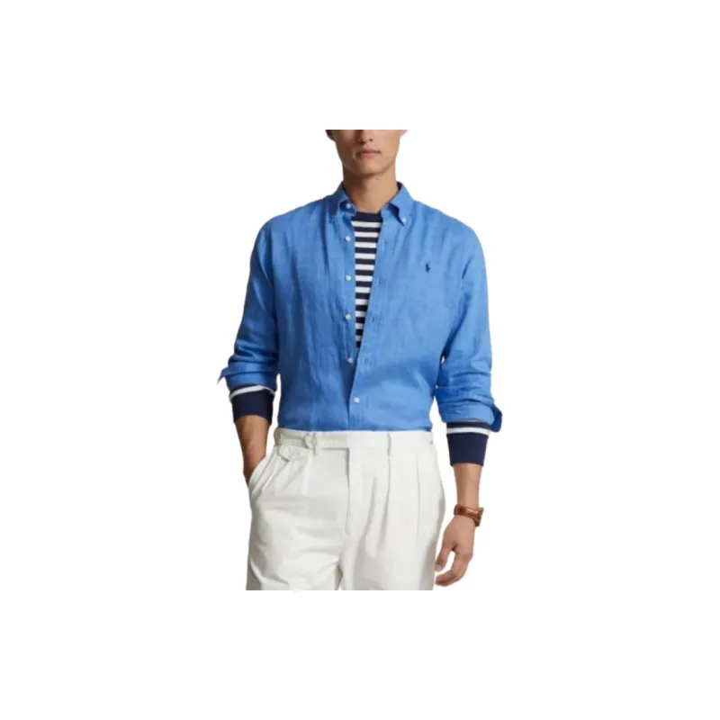 Polo Ralph Lauren Polo Pony embroidered Linen Shirt-2