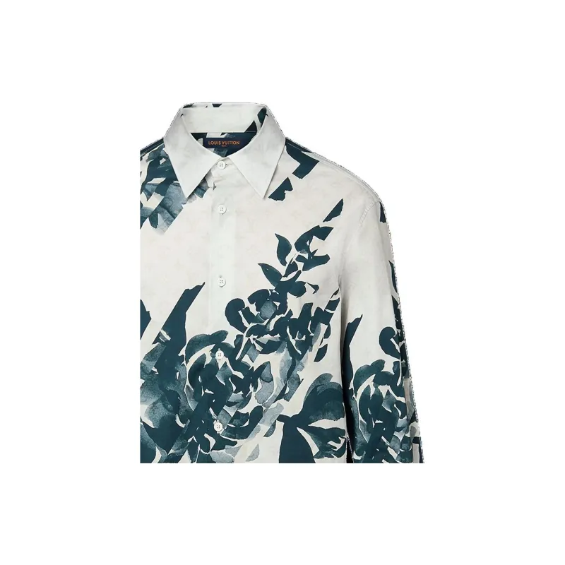 LOUIS VUITTON Long Sleeved Printed Cotton Shirt-5