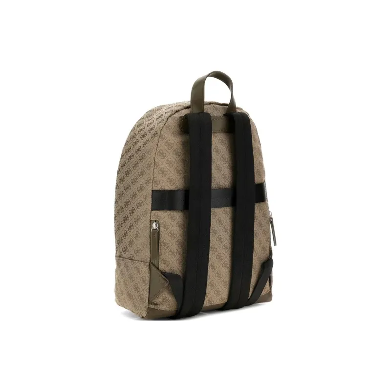 GUESS Fabric Backpack Regular Unisex Brown-1