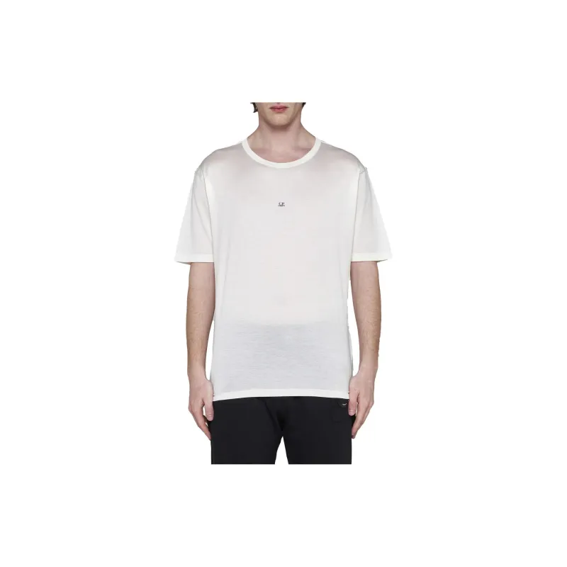 C.P.Company Logo Printed Crewneck T Shirt-2