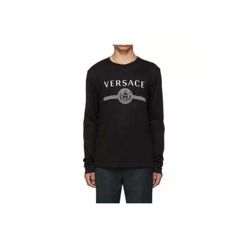FANSIZHE VERSACE T Shirt Men's Black-3