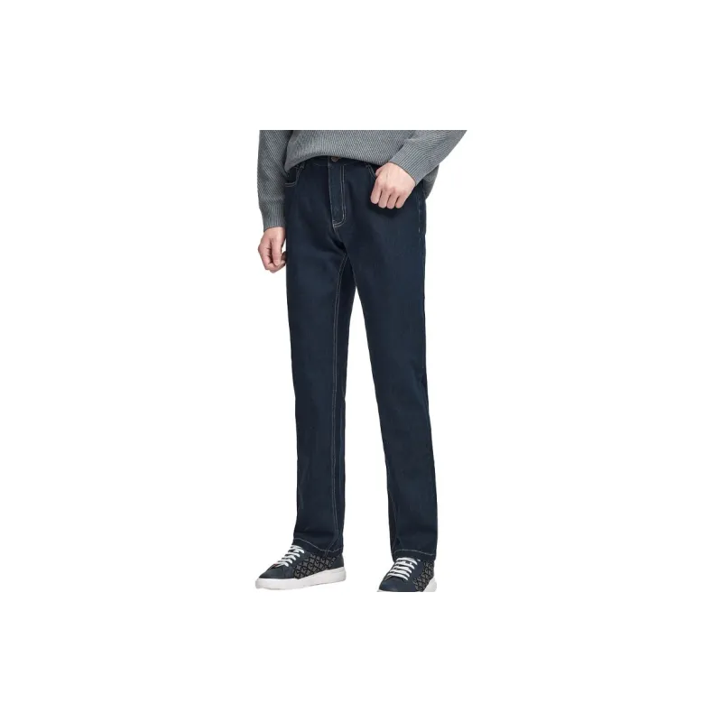 GOLDLION Jeans Men Dark Blue-1