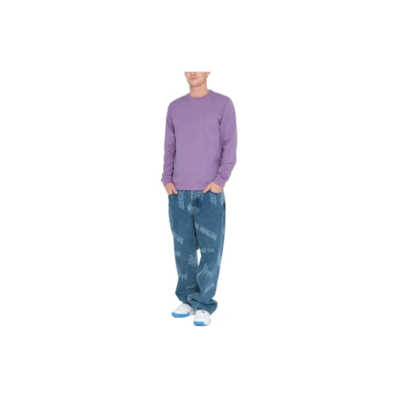 Stussy Pigment Dyed Long Sleeve Crew-25