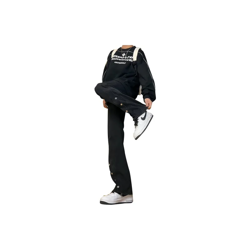 PANDA ADEVIL Jeans Unisex Black-3