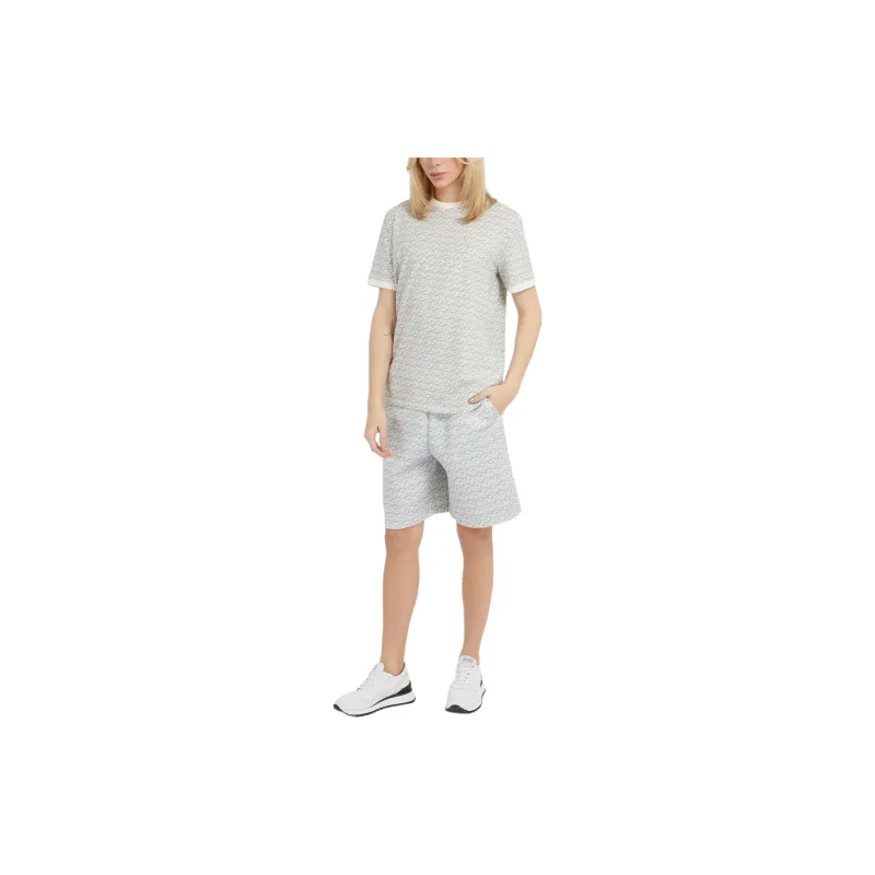 GUESS Nylon Swim Trunks Casual Shorts Men's Gray-3