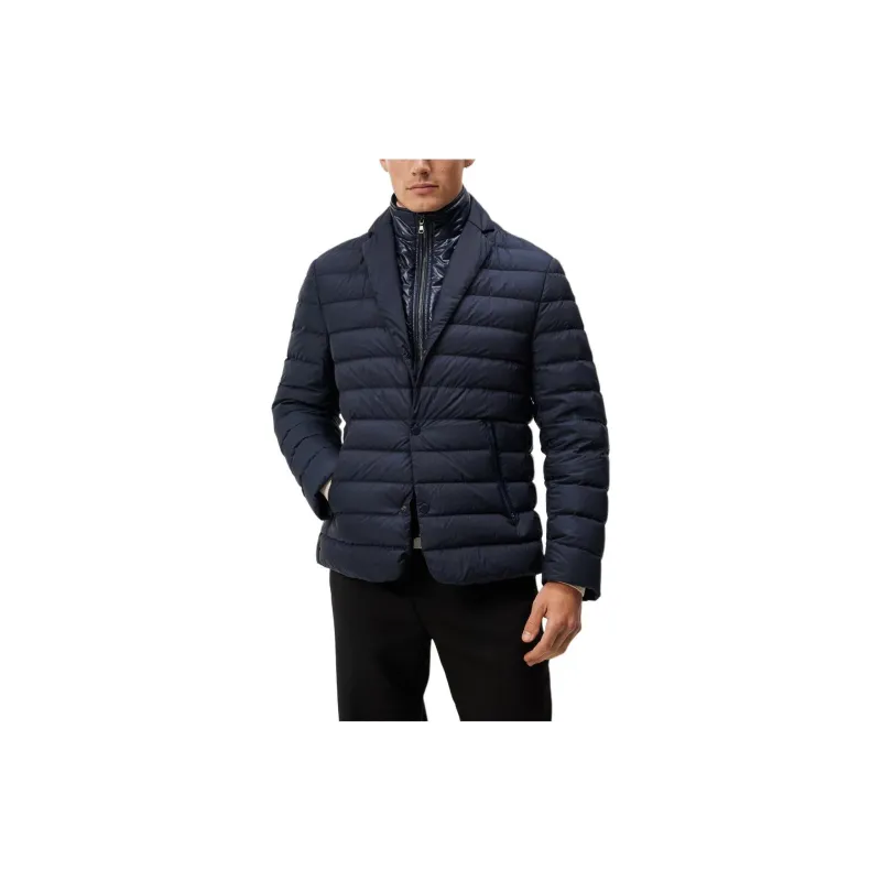 J.Lindeberg Bachus Down Blazer Jackets & Coats Men's Marine Blue-3