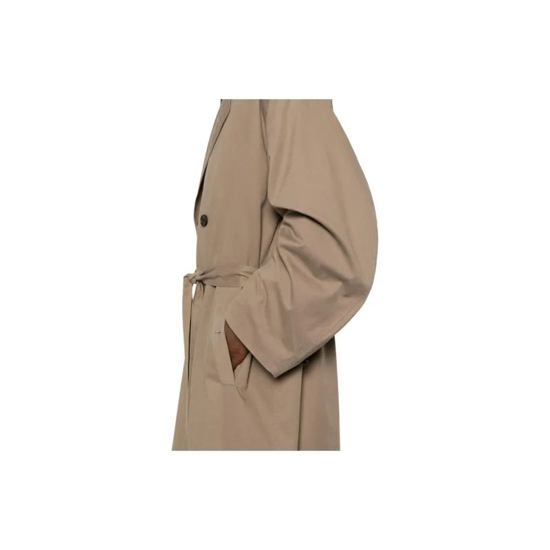THE ROW Montrose Double-breasted Maxi Coat-4