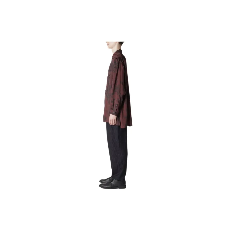 Yohji Yamamoto Absrtact printed Shirt-4