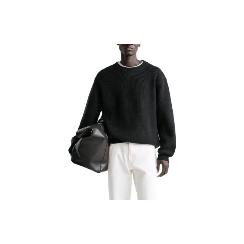ZARA Sweaters Men Black-2