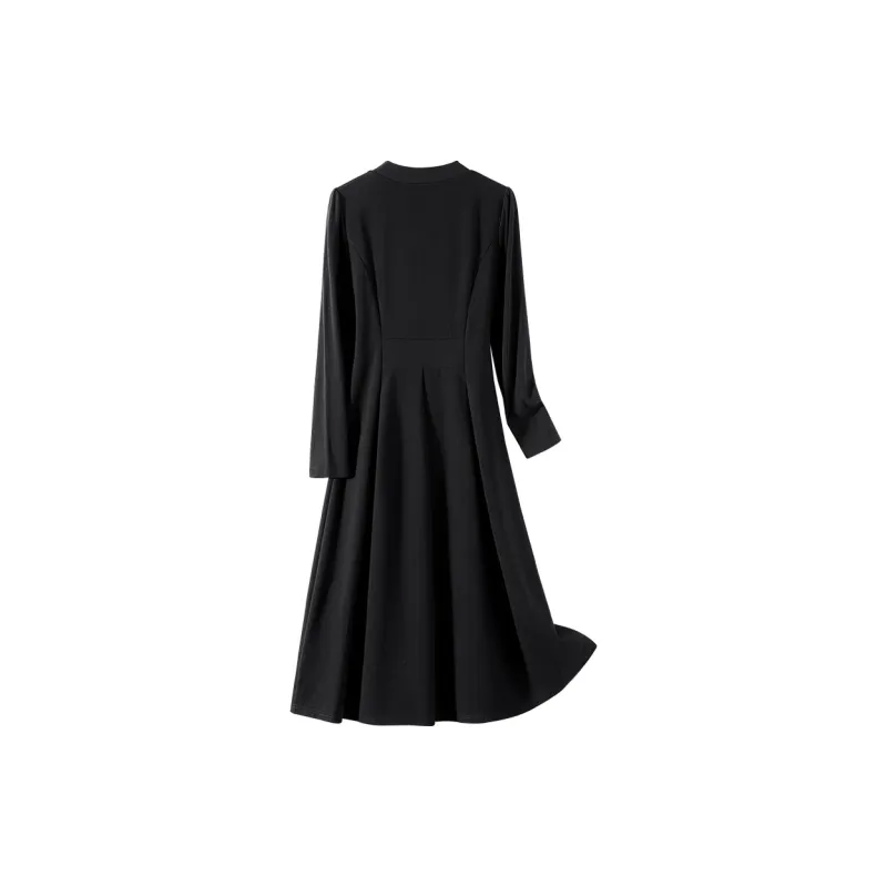 TOUCH Long Sleeved Dresses Women's Black-1