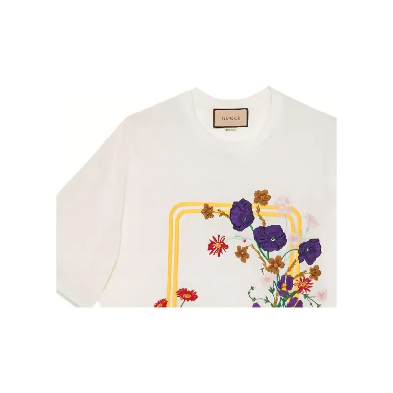 GUCCI Lovelight Linen T-shirt-4