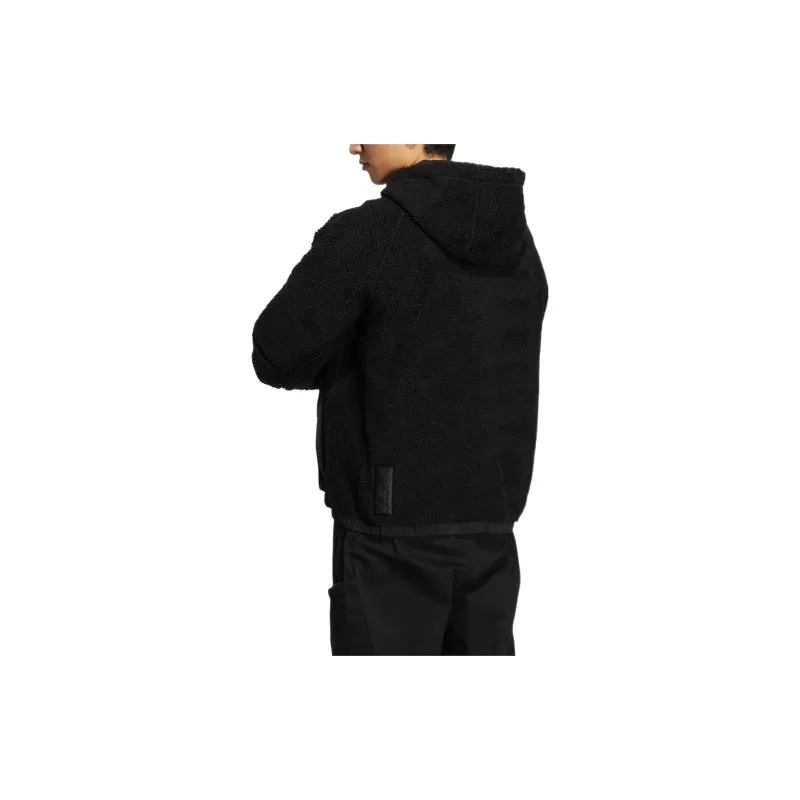 Adidas Velvet Jackets Men Black-3